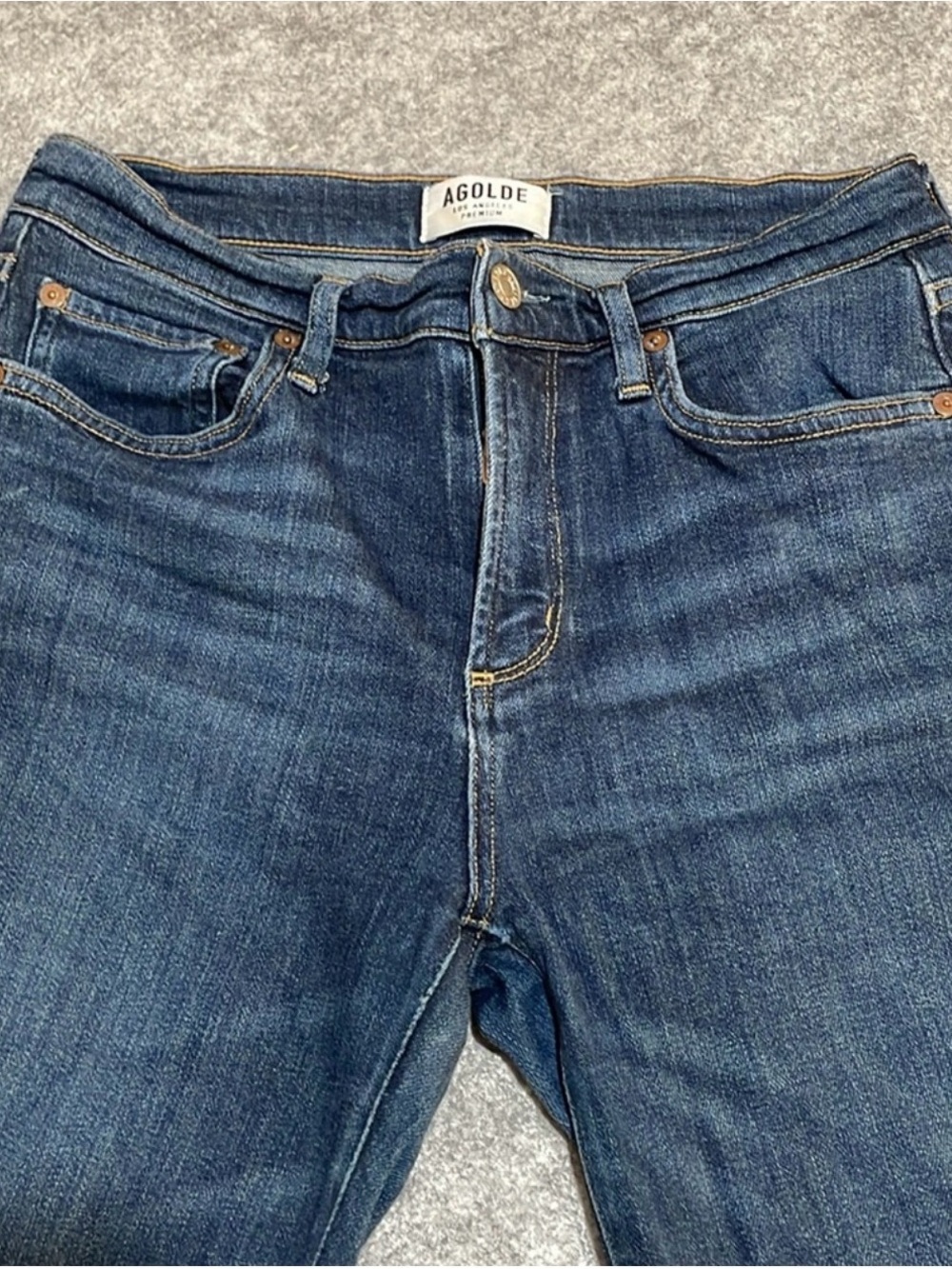 Agolde Women's Indigo Skinny Jeans